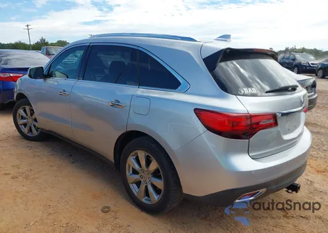 2014 Acura Mdx Advance Pkg W/Entertainment Pkg z USA, uszkodzony, nr VIN 5FRYD4H8XEB032440
